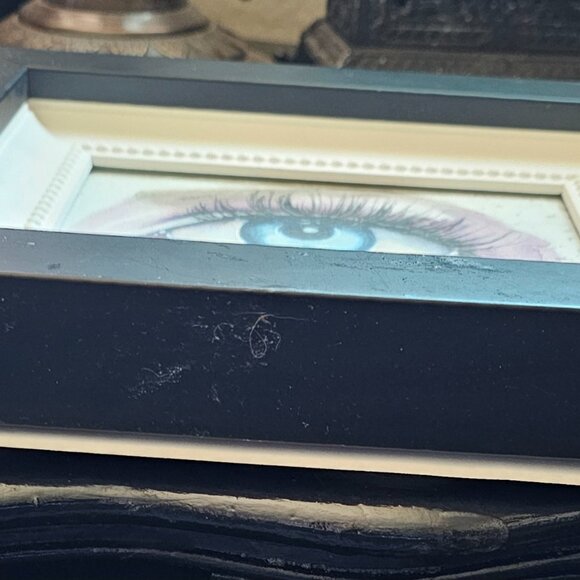 Fine Art - "Eye Study #3 mixed media painting on paper SIGNED BY ARTIST - Picture 3 of 9